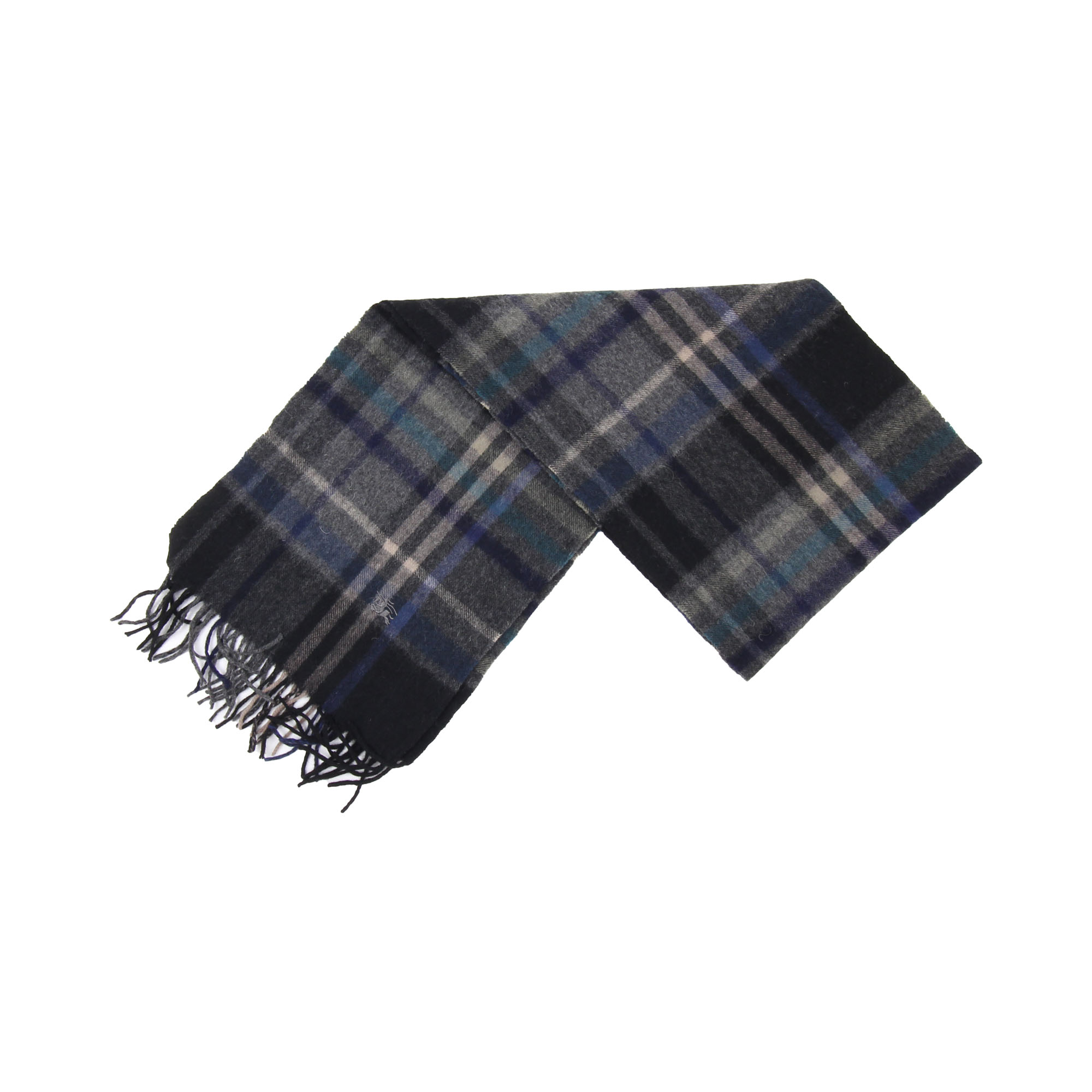 Burberry Embroidered Logo Scarf 