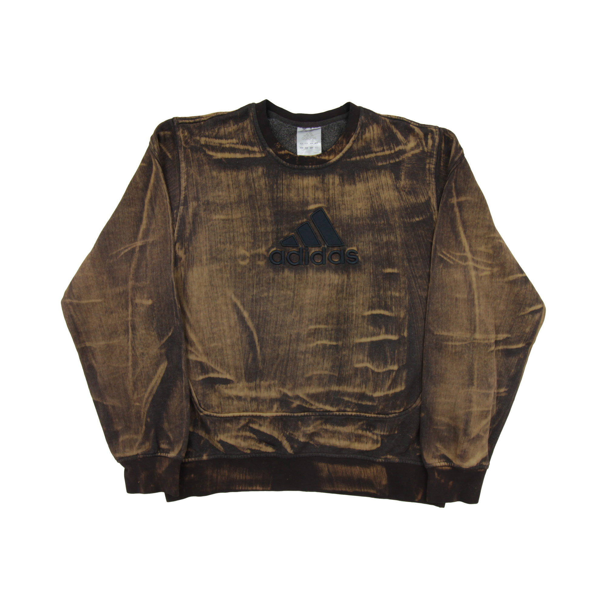 Adidas Big Center Logo Tie Dye Sweatshirt - M