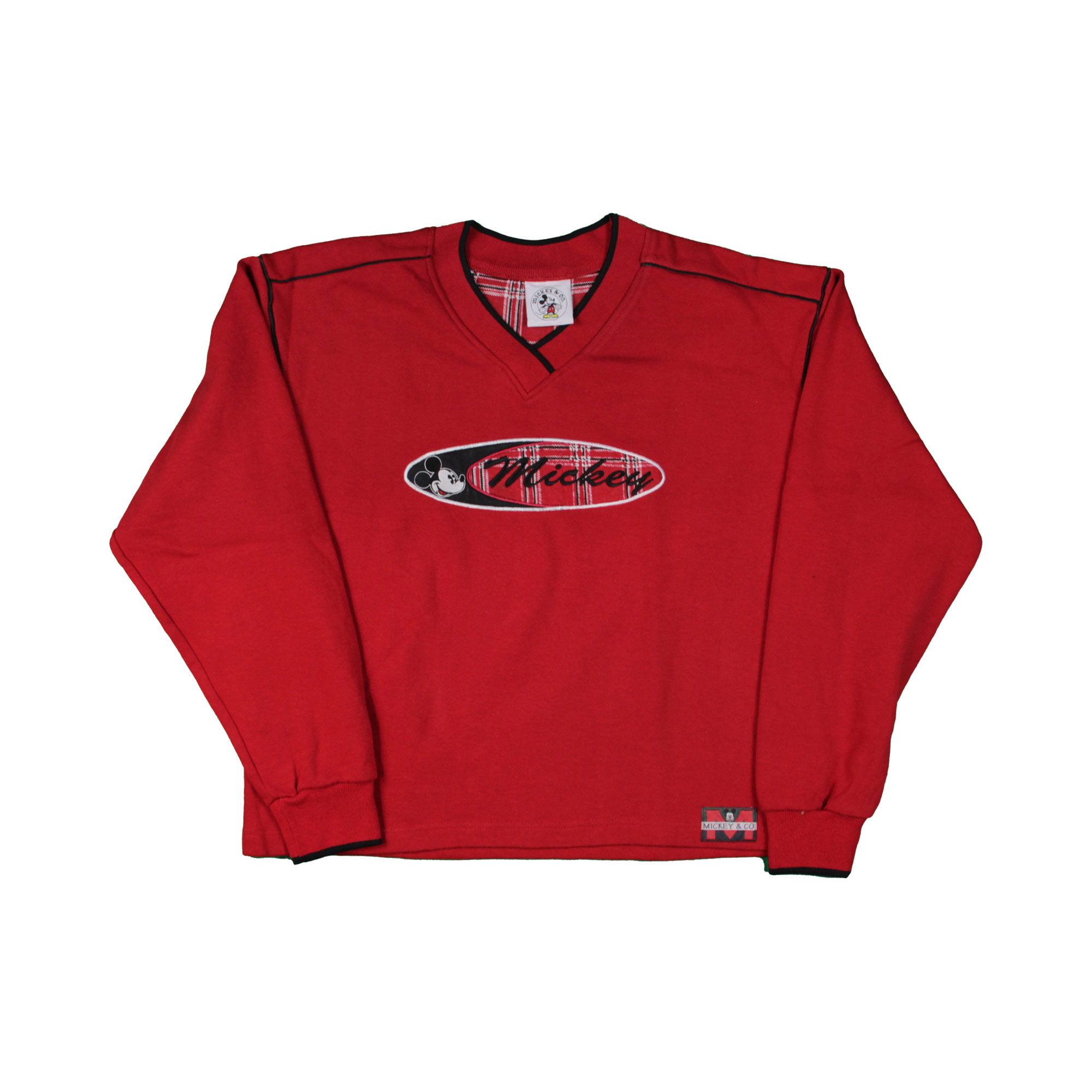 Mickey Mouse Embroidered Sweatshirt - S