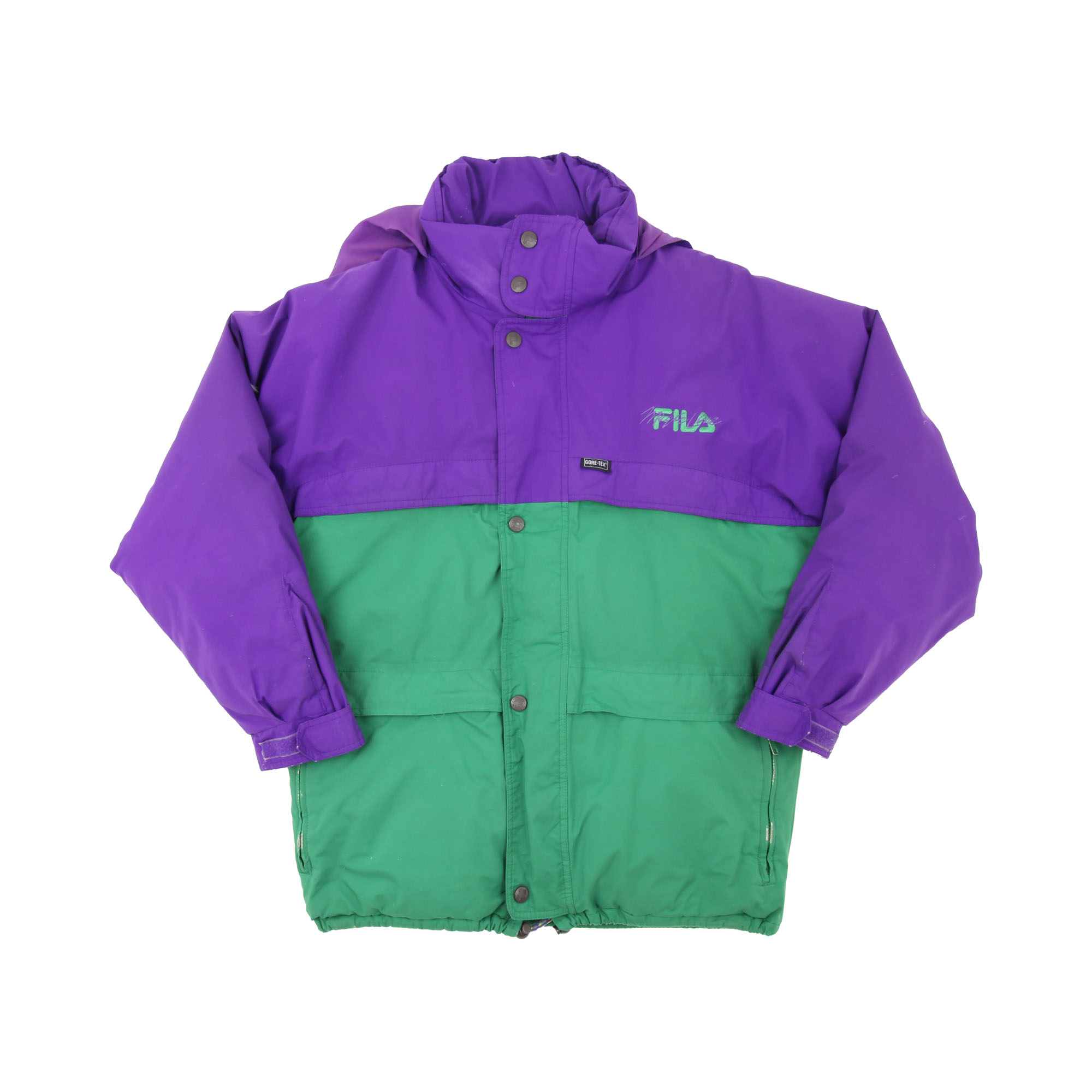 Fila Magic Line Gortex Vintage Puffer Jacket -  L