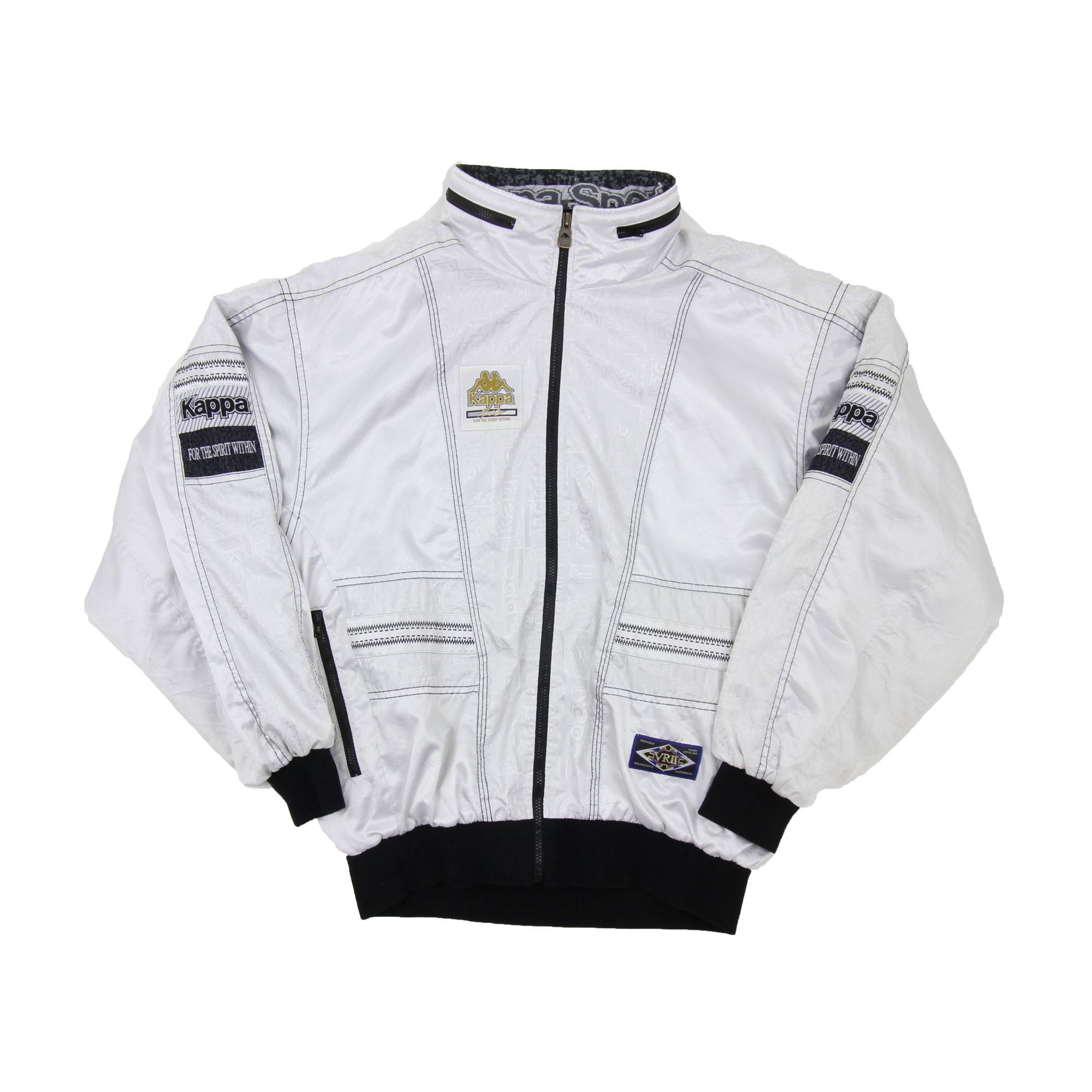 Kappa Thin Jacket White -  M