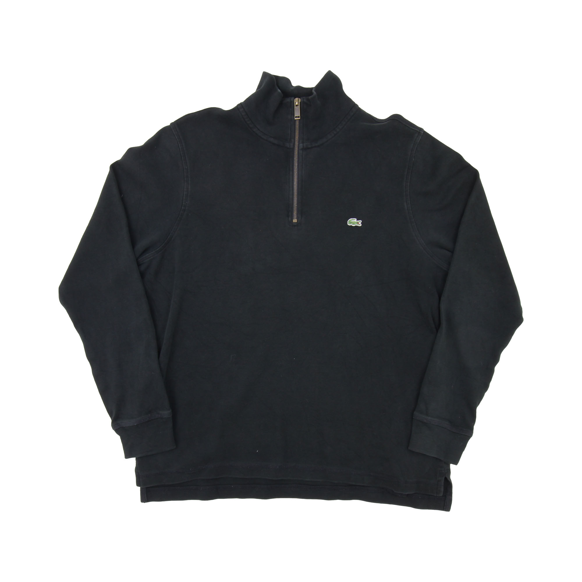 Lacoste Quarter Zip Sweatshirt -  M