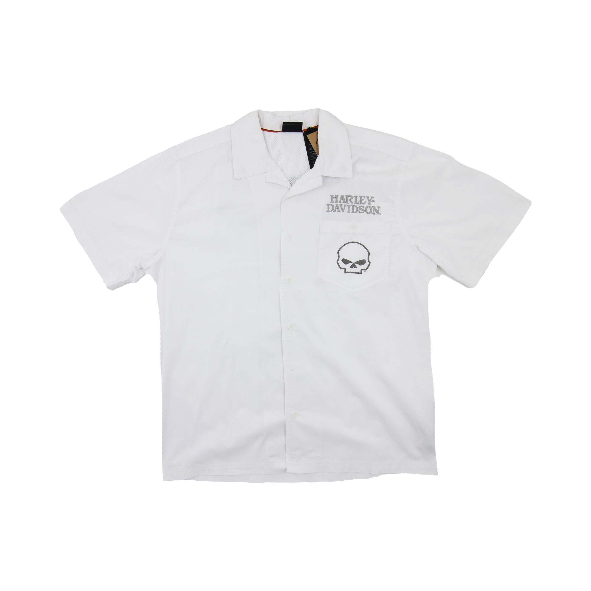 Harley Davidson Short Sleeve Shirt White -  XL
