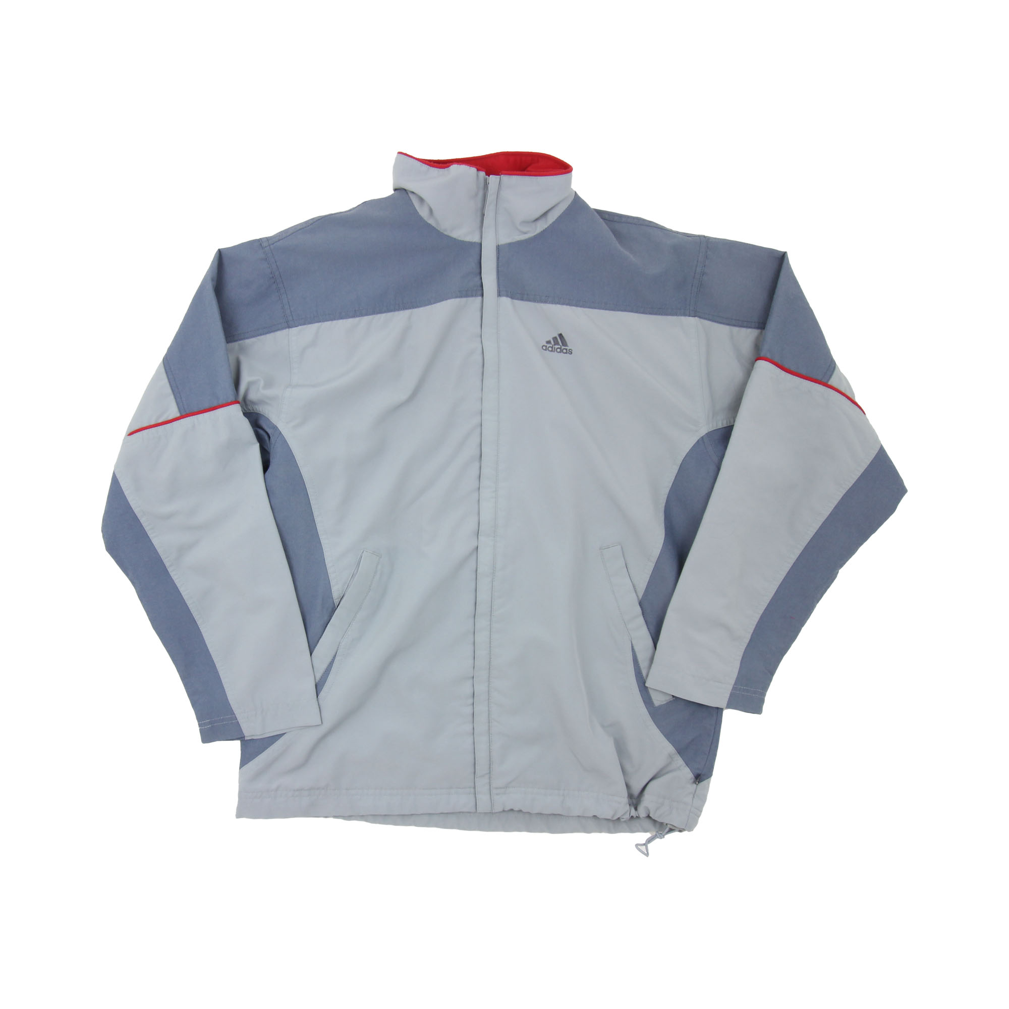 Adidas Front and Back Embroidered Logo Thin Jacket -  M