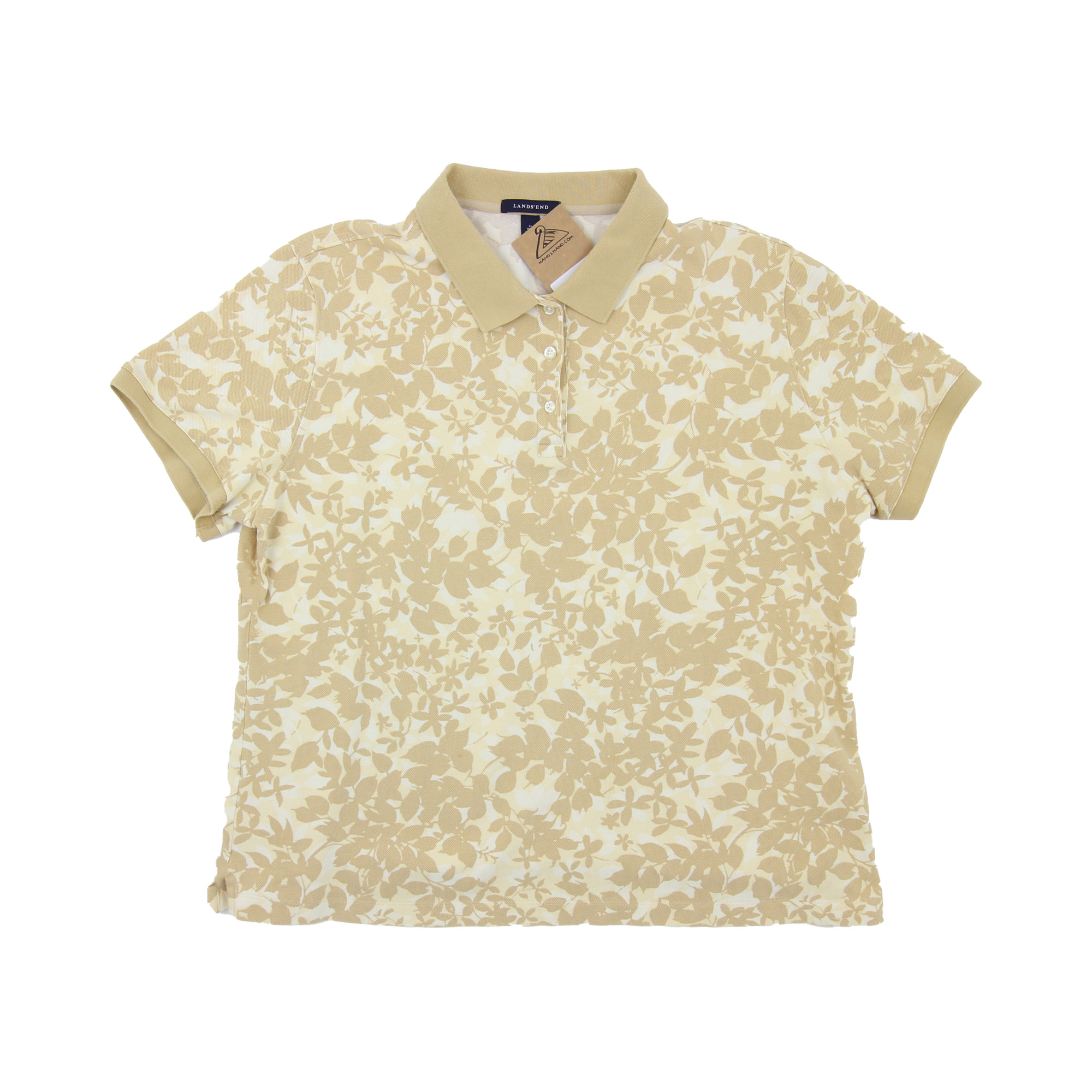 Lands`end Vintage Polo Shirt -  XL