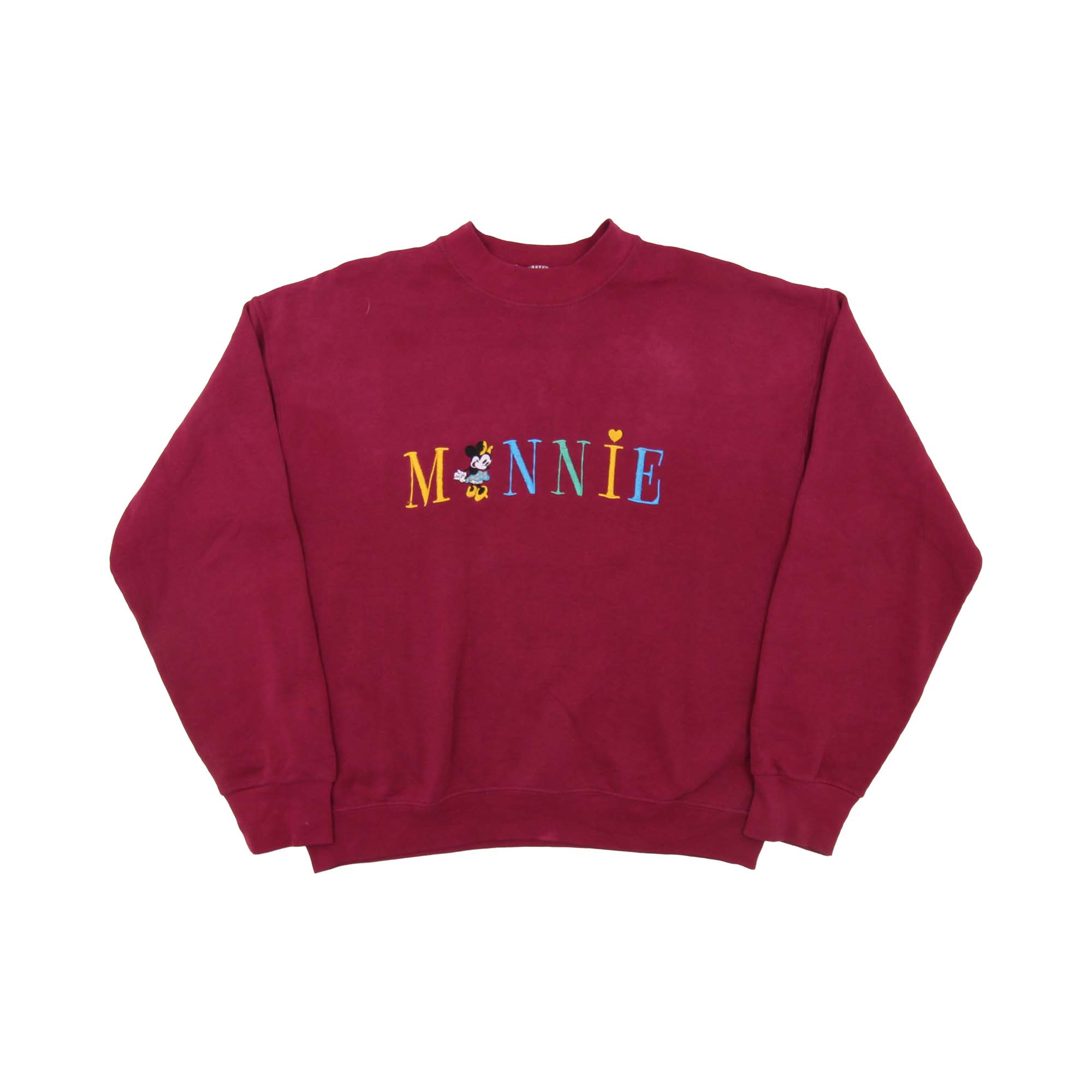 Disney Minnie Embroidered Logo Sweatshirt -  S