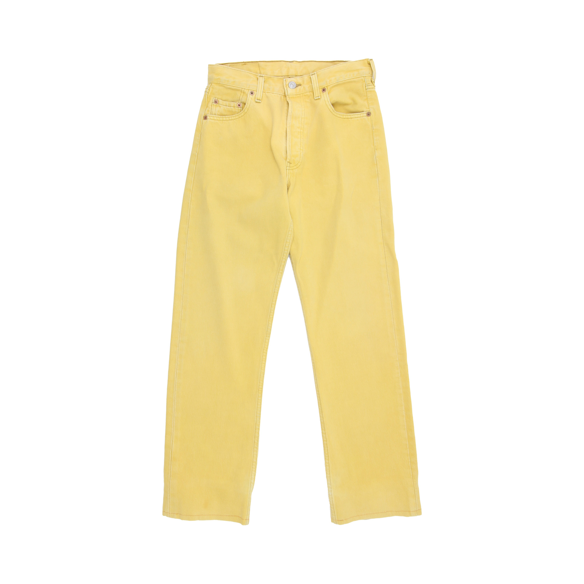 Levi's 501 Yellow Jeans -  W35 L36