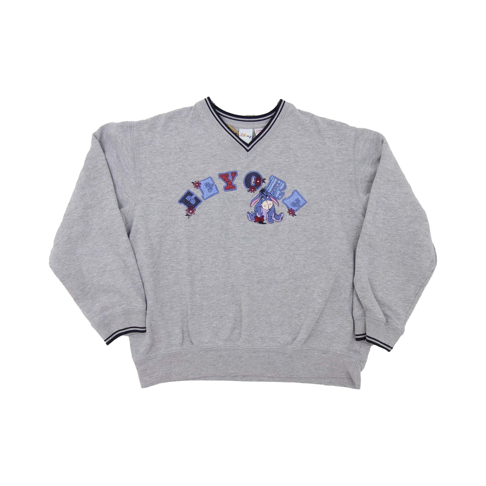 Disney Embroidered Logo Sweatshirt  -  S