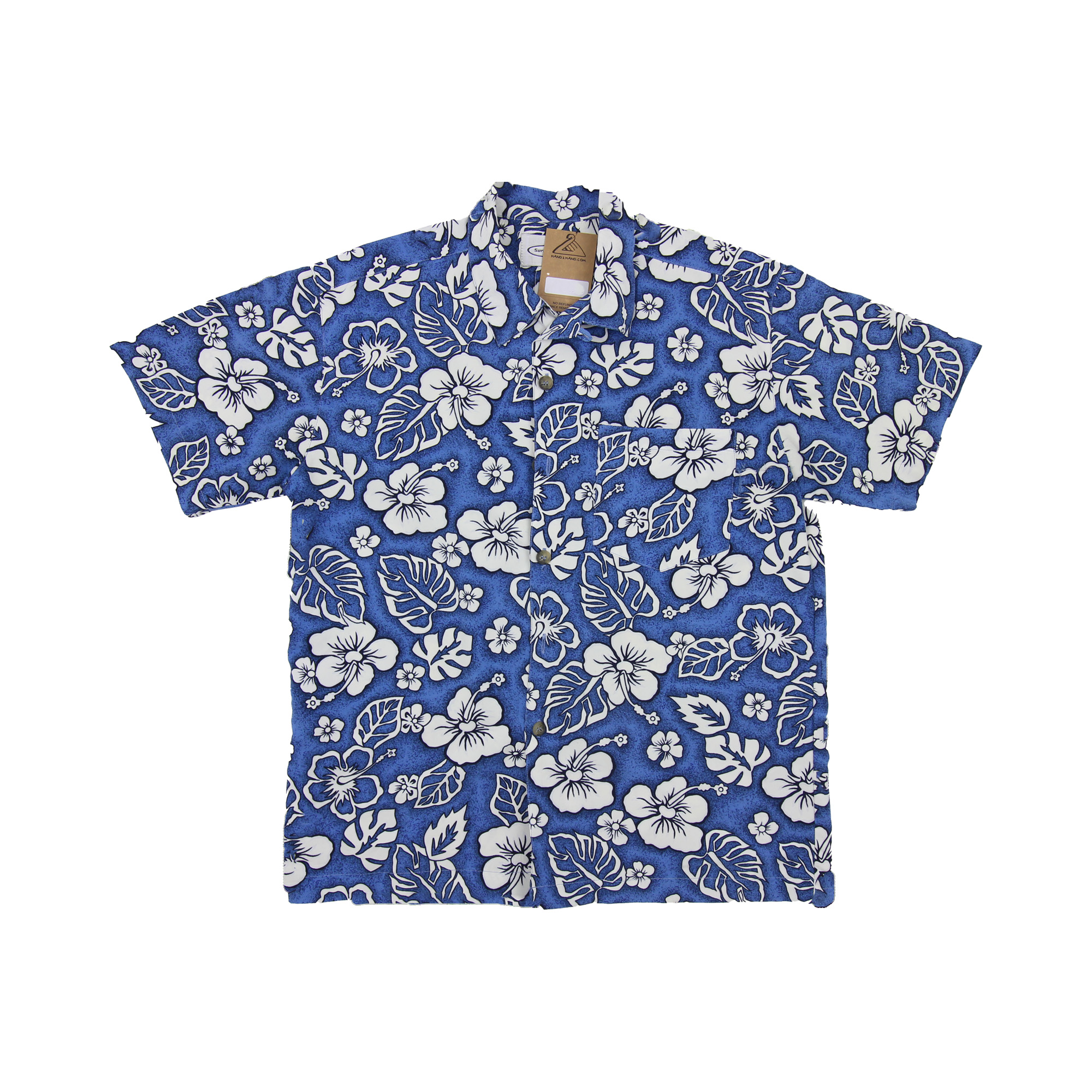 Surfwaves Short Sleeve Shirt Blue -  L